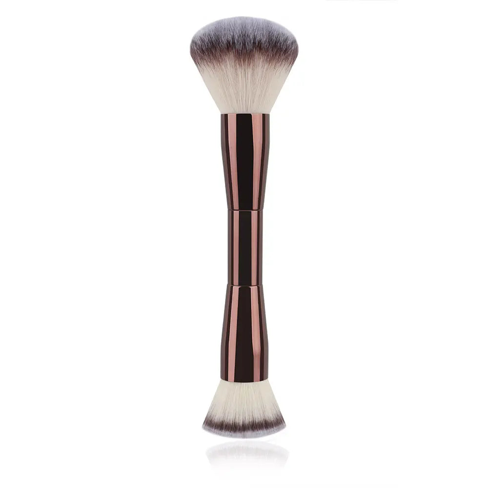 3 styles Double-headed Makeup Brush With Soft Bristles Foundation Brush Blush Brush BB Cream Makeup Brush Portable Makeup Tool
