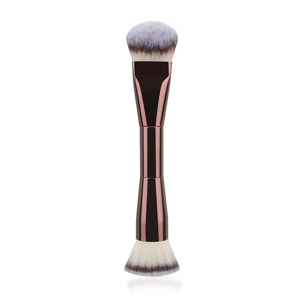 3 styles Double-headed Makeup Brush With Soft Bristles Foundation Brush Blush Brush BB Cream Makeup Brush Portable Makeup Tool