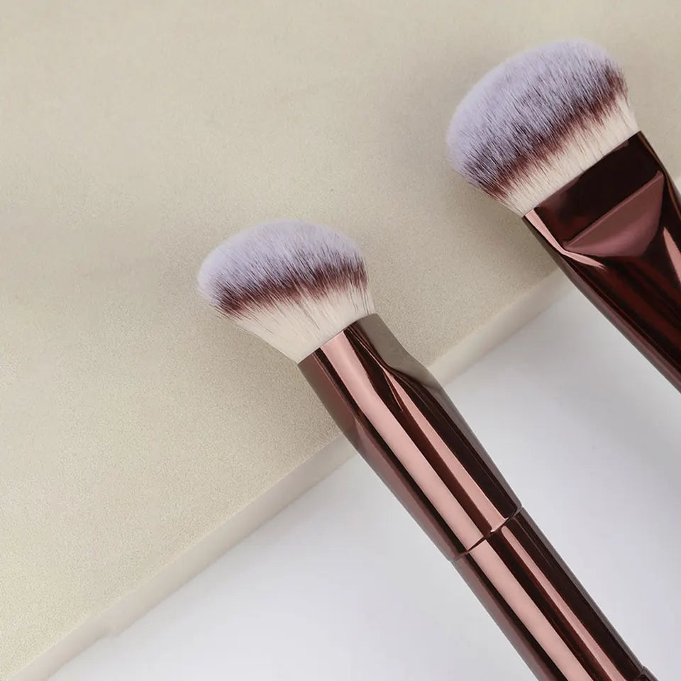 3 styles Double-headed Makeup Brush With Soft Bristles Foundation Brush Blush Brush BB Cream Makeup Brush Portable Makeup Tool