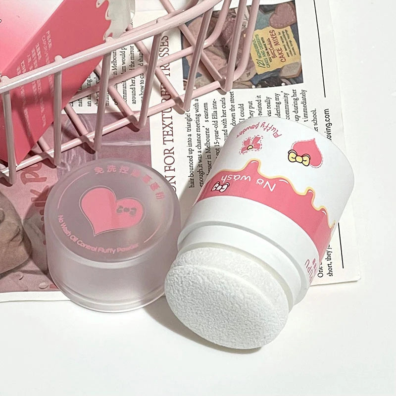 Hair mark powder cosmetic filling reissue artifact fluffy powder lazy powder powder control oil non-washing powder girl