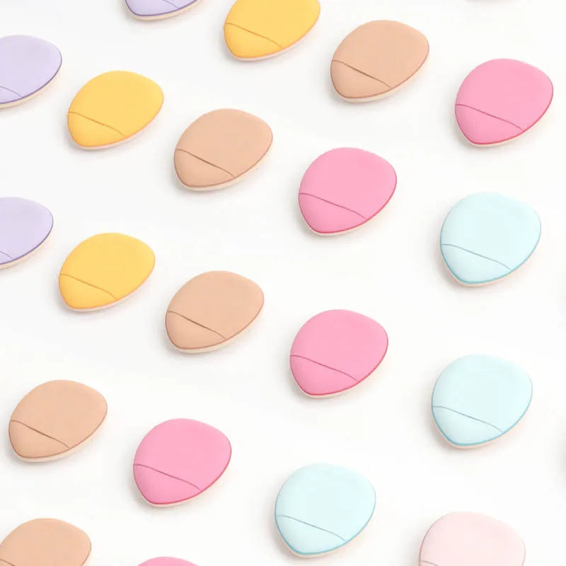 1/7/8Pcs Mini Finger Puff Foundation Small Air Cushion Powder Sponge Face Concealer BB Cream Cosmetic Applicator Makeup Tools