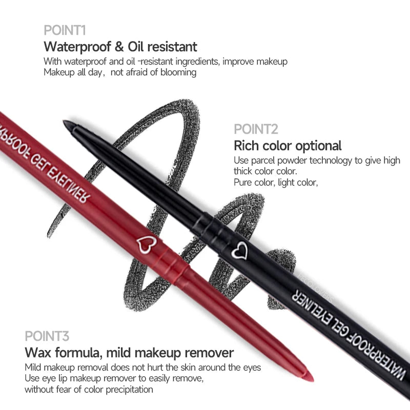 Waterproof Matte Eyeliner Pen, Quick Dry, Long-Lasting, Smooth Application, Perfect For Versatile Eye Makeup, Beauty Cosmetics